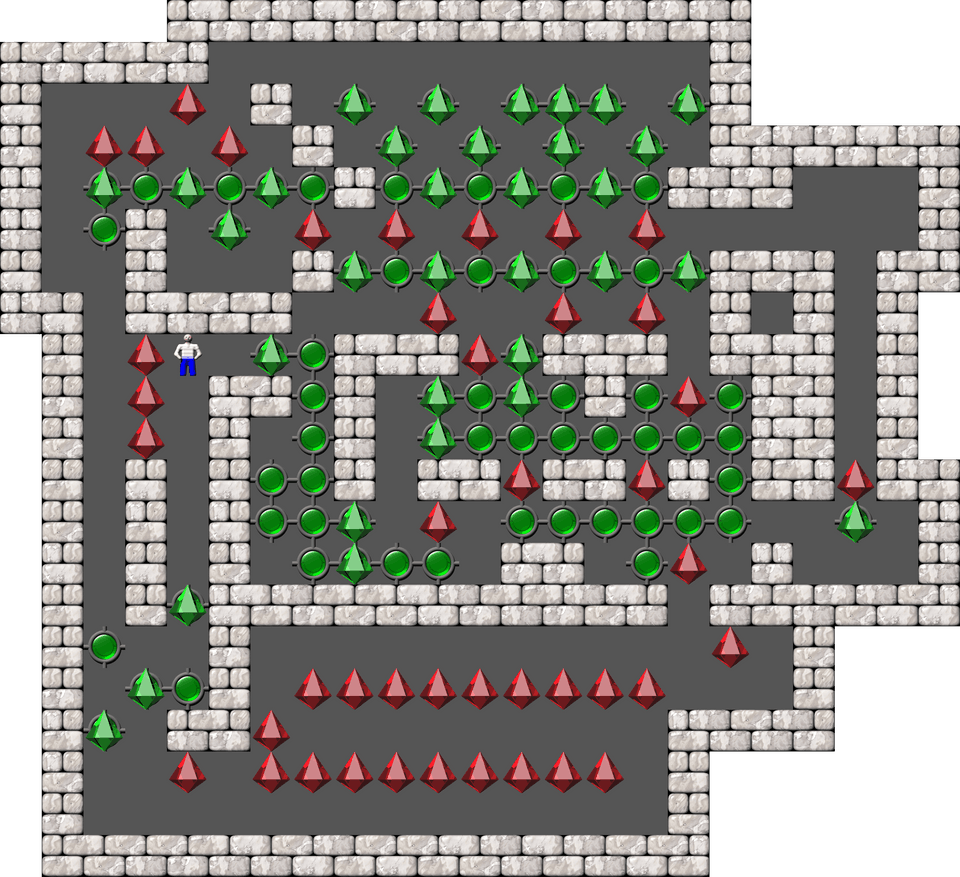 Sokoban Mass Remodel level 949